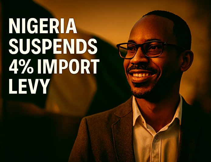 Nigeria Suspends 4% Import Levy: What It Means for Your Wallet and Business