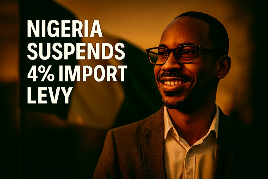 Nigeria Suspends 4% Import Levy: What It Means for Your Wallet and Business